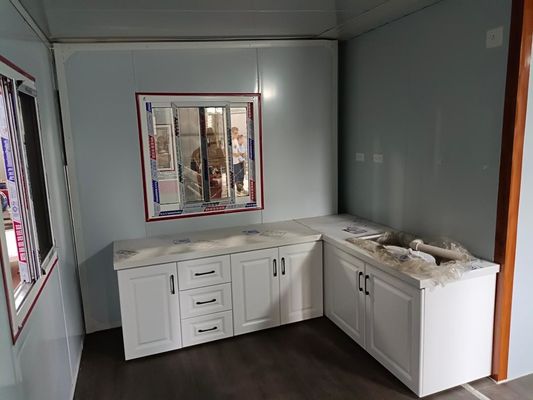 Maison préfabriquée pour 20 pieds 40 pieds Construction de bâtiments pliables élargis