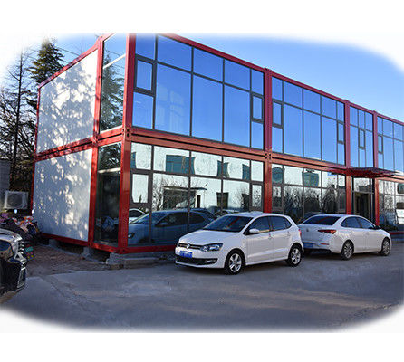 20 pieds ou 40 pieds bâtiment de bureaux maisons modulaires préfabriquées maison de conteneurs