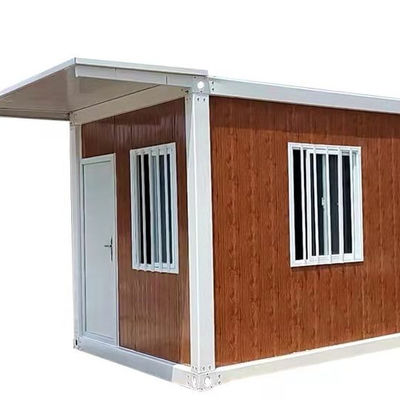 Hôtel maison de conteneurs à paquet plat avec fenêtre coulissante en PVC fabriqué