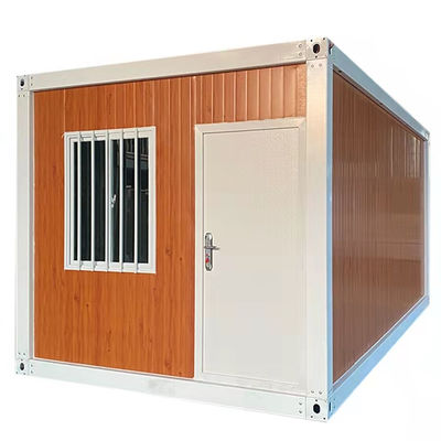 Hôtel maison de conteneurs à paquet plat avec fenêtre coulissante en PVC fabriqué