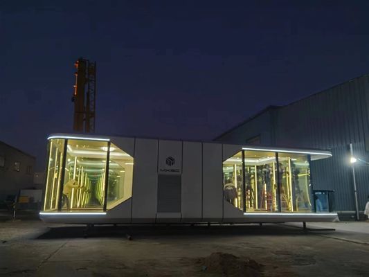 Maison-capsule en extérieur préfabriquée avec avantage d'installation rapide