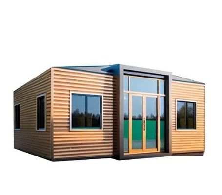 20 pieds ou 40 pieds cadre de structure en acier maison de conteneur extensible pour maison de villégiature pliable