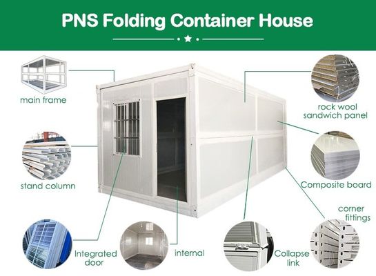 Panneau sandwich de construction rapide conteneur de vie préfabriqué maison minuscule pour la vie de design moderne