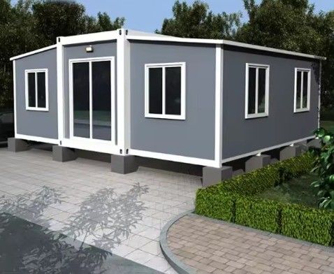20 pieds ou 40 pieds cadre de structure en acier maison de conteneur extensible pour maison de villégiature pliable