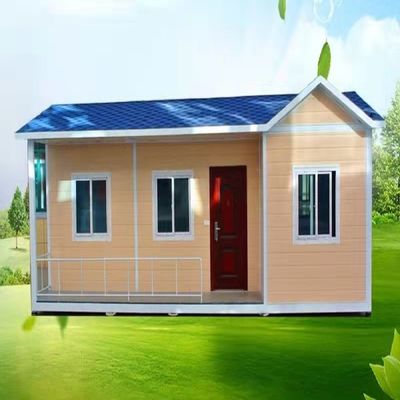Modulaire préfabriqué Mini Container Van House avec cadre en acier galvanisé