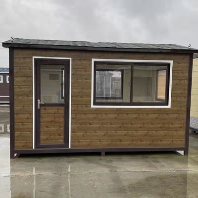 Modulaire préfabriqué Mini Container Van House avec cadre en acier galvanisé