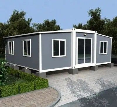 Entrepôt d'atelier 20FT 40FT Maison préfabriquée en acier moderne miniature mobile modulaire évolutive