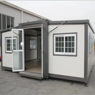 Entrepôt d'atelier 20FT 40FT Maison préfabriquée en acier moderne miniature mobile modulaire évolutive
