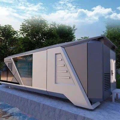 Capsule de camping portable Villas maison préfabriquée maisons préfabriquées