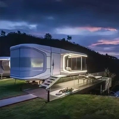 Capsule de camping portable Villas maison préfabriquée maisons préfabriquées