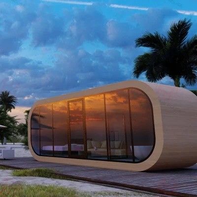 Hôtel Capsule de luxe de style mobile de design moderne