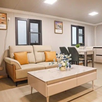 Maison de conteneurs préfabriquée pour la maison 20ft et 40ft polygone préfabriqué