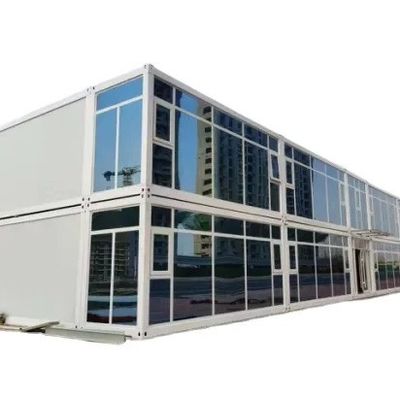 Modulaire multi-fonctionnel 40FT Container d'expédition à plateau Villa maison pour les besoins de bureau