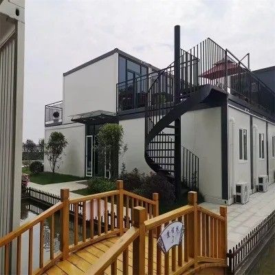 Modulaire multi-fonctionnel 40FT Container d'expédition à plateau Villa maison pour les besoins de bureau