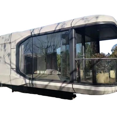 Maison préfabriquée en acier léger Portable Container de capsule spatiale de luxe préfabriqué