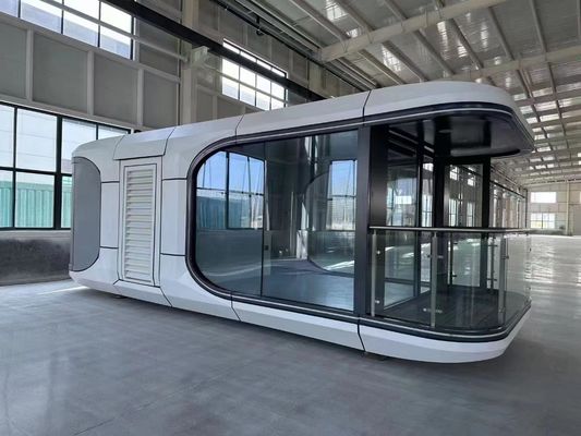 Maison préfabriquée en acier léger Portable Container de capsule spatiale de luxe préfabriqué