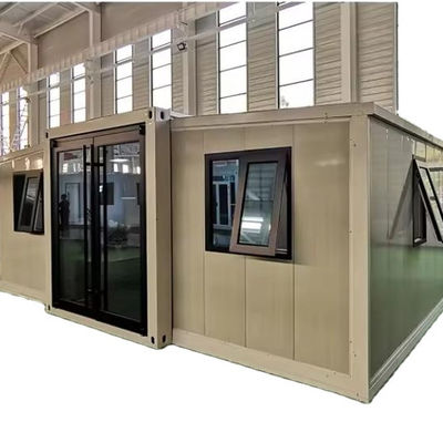 Panneau sandwich de porte en acier maison de conteneur modulaire cadre de structure en acier léger pliable