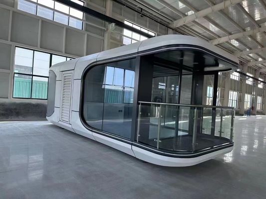 Maison préfabriquée en acier léger Portable Container de capsule spatiale de luxe préfabriqué