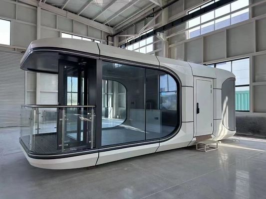 Maison préfabriquée en acier léger Portable Container de capsule spatiale de luxe préfabriqué