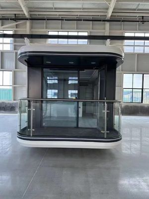 Maison préfabriquée en acier léger Portable Container de capsule spatiale de luxe préfabriqué