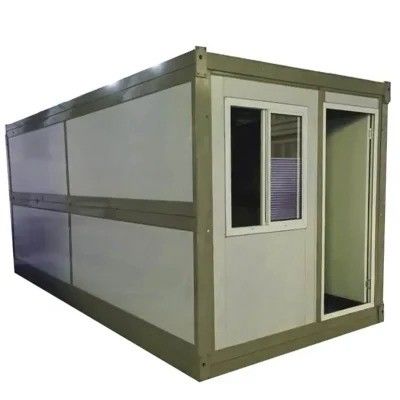 Panneau sandwich imperméable préfabriqué modulaire mobile maison de conteneurs de vie couleur personnalisée