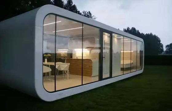 Maison de conteneurs de luxe en acier Taille personnalisée pour entrepôt Apple multifonctionnel