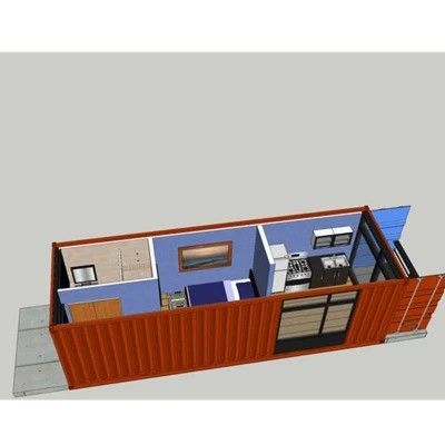 Container modulaire préfabriqué de 20 pieds / 40 pieds