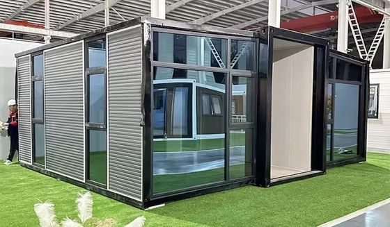 Maison de conteneurs mobile préfabriquée de 20 pieds et 40 pieds avec conception de chambre et de chambre