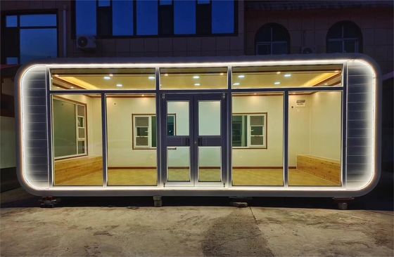 Maison de conteneurs de 20 pieds ou 40 pieds assemblés de graisse Pack La solution parfaite