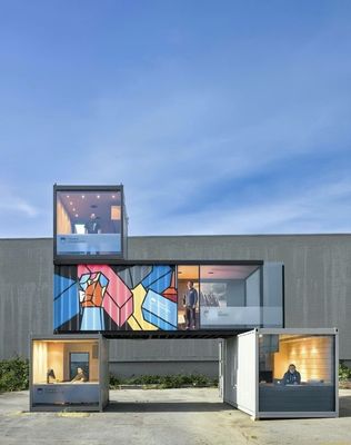 Container préfabriqué amovible Maison de bureau Hôtel Jardin de vie Container maison