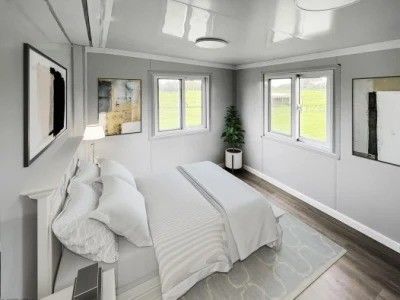 Maison modulaire portable de bureau préfabriqué en acier