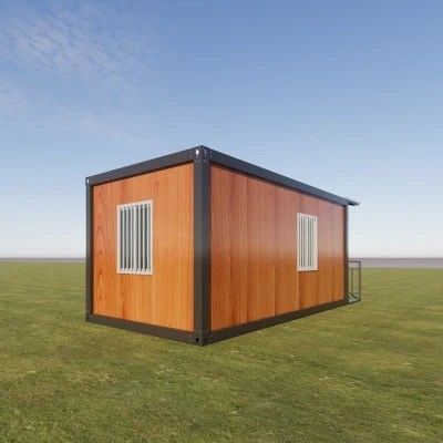 Maison de conteneurs mobile avec panneau sandwich de construction rapide Structure en acier solide