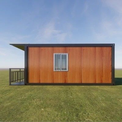 Maison de conteneurs mobile avec panneau sandwich de construction rapide Structure en acier solide