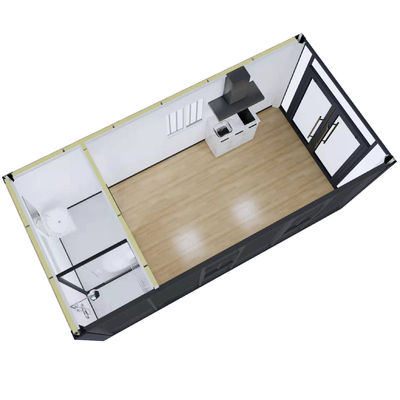REACHTOP 2022 Maison de conteneurs à emballage plat avec conception détachable et plancher en carton MgO de 18 mm