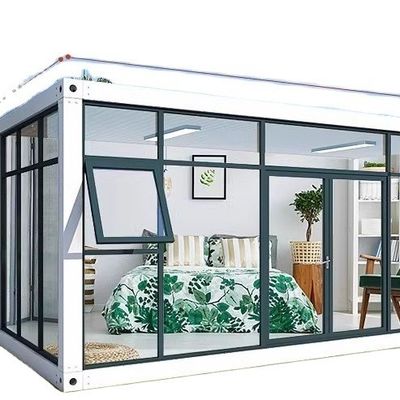 Maison de conteneurs mobile de luxe pour bureaux flexibles