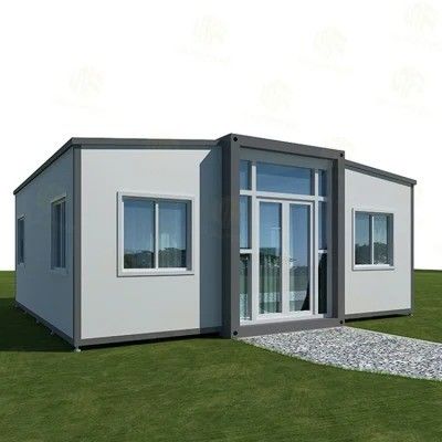 Maison préfabriquée moderne évolutive 3 en 1 chambre en acier maison de conteneurs