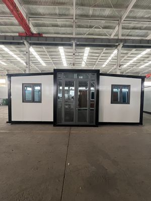 Maison préfabriquée moderne évolutive 3 en 1 chambre en acier maison de conteneurs