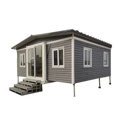 Maison préfabriquée moderne évolutive 3 en 1 chambre en acier maison de conteneurs