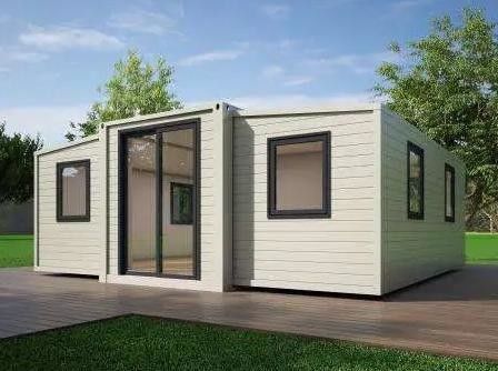 Maison de conteneurs en bois avec une bonne quantité pour la chambre