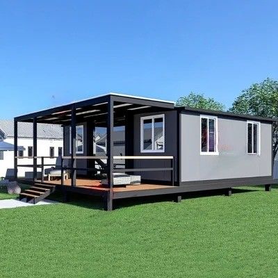 Home Office maison de conteneurs préfabriquée modulaire moderne de luxe