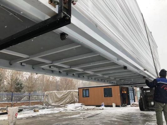Maison de conteneurs multifonctions de 20 pieds avec une structure luxueuse en acier
