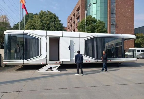 Hôtel Moderne Simplicité Personnalisez une capsule spatiale préfabriquée avec de fortes performances