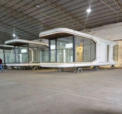 Hôtel Moderne Simplicité Personnalisez une capsule spatiale préfabriquée avec de fortes performances