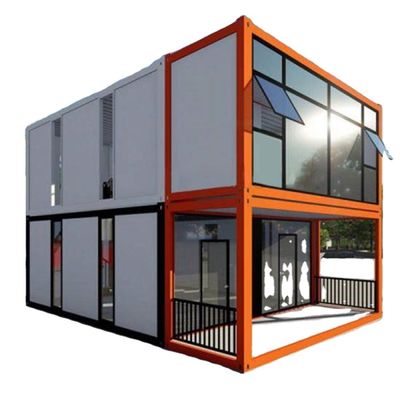 Maison de conteneurs sur mesure de 2 étages avec un design étanche et des caractéristiques amovibles