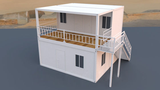 Maison de conteneurs amovible de 20 pieds pour hôtel 6000*3000*2800 mm Installation sans tracas