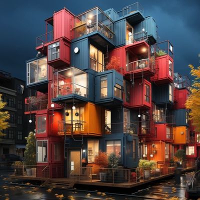 Facile à assembler maison de conteneurs préfabriquée amovible avec une structure en acier léger