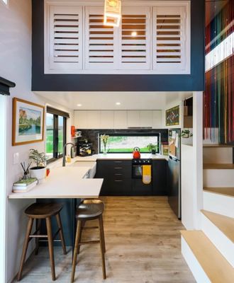 Hôtel maison de conteneurs modulaire portable pour design contemporain
