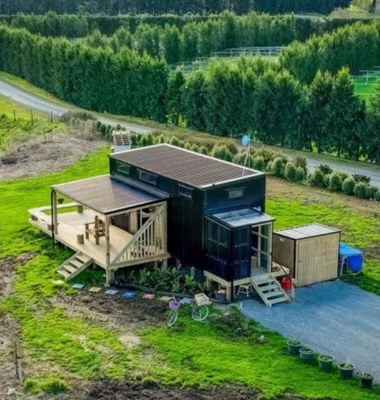 Hôtel maison de conteneurs modulaire portable pour design contemporain