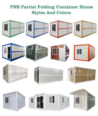 Maison de conteneurs multifonctionnelle avec conception pliante et fenêtre en aluminium