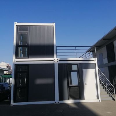 Chambres de conteneurs détachables en carton MGO de 18 mm pour la vie soutenues par une fenêtre coulissante en PVC